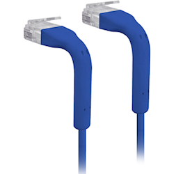 Ubiquiti UniFi patch cable with both end bendable RJ45 22cm Blue