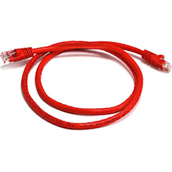8Ware Cat6a UTP Ethernet Cable Snagless Red 2M