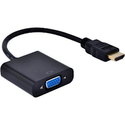 Astrotek HDMI to VGA Converter Adapter Cable 15cm Type A Male to VGA Female with Audio 1080P Support CB8W-CVT-HDMIVGA