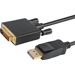 Astrotek DisplayPort DP to DVI-D Male to Male Cable 2m 24+1 Gold plated Supports Video resolutions up to 1920x1200/1080P Full HD @60Hz