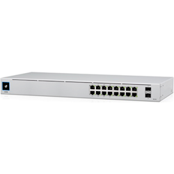 Ubiquiti UniFi 16-port Managed PoE+ Gigabit Switch with SFP 60W Touch Display Fanless