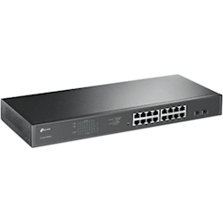 TP-Link JetStream 16-Port Gigabit Easy Smart PoE/PoE+ Switch