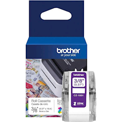 Brother CZ-1001 Full Colour continuous label roll 9mm wide to Suit VC-500W