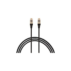 4Cabling 4M Cat6a RJ45 S/FTP Thin LSZH 30 AWG Network Cable. Black