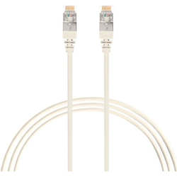 4Cabling 4M Cat6a RJ45 S/FTP Thin LSZH 30 AWG Network Cable. White