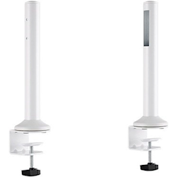 Brateck Slatwall Desk Mounting Pole Work with Slatwall Panel for Creating Desk-Mounted Slat Wall System