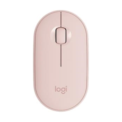Logitech M350 PEBBLE Wireless Mouse BT 2.4GHz USB Receiver Rose 1yr Wty