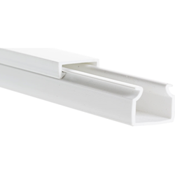 4Cabling Cable Ducting 16mm(W) x 16mm(H) x 2m: White