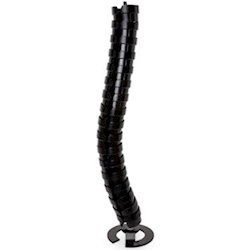 Elsafe Elsafe: Umbilical Cable Management Pathfinder Ceiling to Floor 2820mm in Black