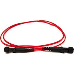 4Cabling 1m MTRJ-MTRJ OM1 Multimode Fibre Optic Duplex LSZH Patch Lead : 2mm Oversleeving | RED