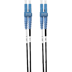 4Cabling 5m LC-LC OS1 / OS2 Singlemode Fibre Optic Cable: Black