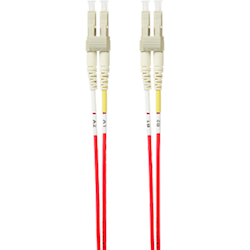4Cabling 3m LC-LC OM4 Multimode Fibre Optic Patch Cable: Red