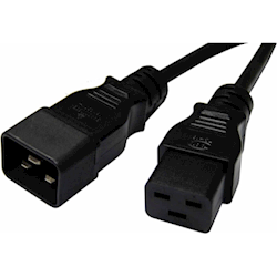 8Ware Power Cable Extension 1m IEC-C19 to IEC-C20 Male to Female
