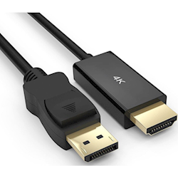 Simplecom DA201 4K DisplayPort to HDMI Cable 2160P Ultra HD 1.8M
