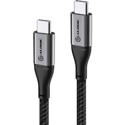 ALOGIC Super Ultra USB 2.0 USB-C to USB-C Cable 30cm 5A/480Mbps Space Grey  MOQ:3