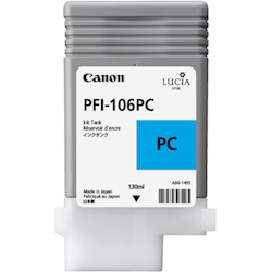 Canon PFI-106PC LUCIA EX Photo Cyan Ink for IPF6300 IPF6300S IPF63