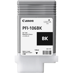 Canon PFI-106BK LUCIA EX Black Ink for IPF6300 IPF6300S IPF6350 IP