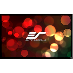 Elite Screens 84 Fixed Frame 4:3 Projector Screen CineWhite Black Backed ezFrame