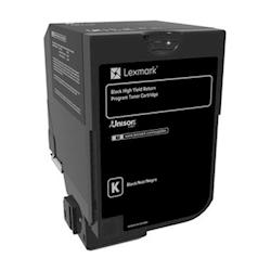 Lexmark CX725 Black High Yield Return Program Toner Cartridge 25K