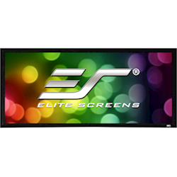 Elite Screens 120 Fixed Frame 16:9 Sable Frame Projector Screen 6cm Black Velvet Border