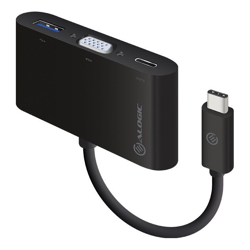 ALOGIC 10cm USB-C MultiPort Adapter with VGA/USB 3.0/USB-C with Data &amp;amp;amp; Power Delivery (60W) MOQ:2