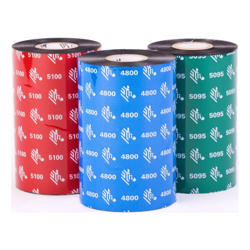 Zebra Resin Ribbon 60MMX450M (2.36INX1476FT) 4800 Standard 25mm (1IN) Core