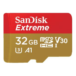 SanDisk SQXAF 32Gb MicroSD Extreme 100MB/s Actio