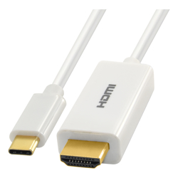Astrotek USB C male to HDMI male cable white color gold plating support 4k@60hz
