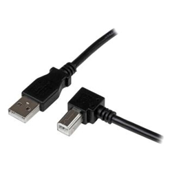 StarTech 2m USB 2.0 A to Right Angle B Cable M/M