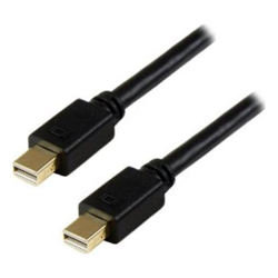 4Cabling 2m Mini DisplayPort Male to Mini DisplayPort Male V:1.2 Cable: Black