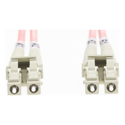 4Cabling 3m LC-LC OS1 / OS2 Singlemode Fibre Optic Cable: Salmon Pink