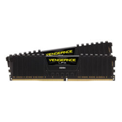 Corsair Vengeance LPX DDR4 3200MHz 64GB 2x32GB DIMM Unbuffered 16-20-20-38 XMP 2.0 Black Heatspreader Black PCB 1.35V