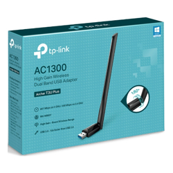 TP-Link TP Link Archer T3U Plus AC1300 High Gain Wireless Dual Band USB Adapter 3 Years