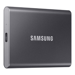 Samsung Portable SSD T7 2TB Titan Gray USB3.2 Type-C R/W(Max) 1050MB/s Aluminium Case 3 Years Warranty