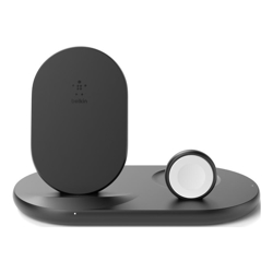 Belkin BOOSTCHARGE 10W 3 IN 1 WIRELESS CHARGER FOR iPhone + APPLE WATCH + AIRPODS BLACK