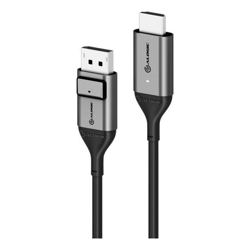 ALOGIC Ultra DisplayPort to HDMI Cable  Male to Male  02m  4K@60Hz Active Space Grey  MOQ:2