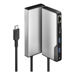 ALOGIC USB-C FUSION Alpha 5-in-1 Hub 1 x HDMI 4K@30Hz 2 x USB-A (USB 3.0) 1 x Gigabit Ethernet 1 x USB-C (Data &amp;amp;amp; PD) Space Grey  MOQ:1