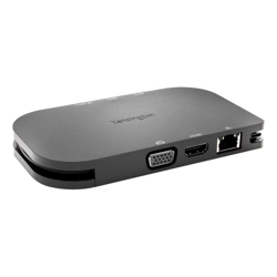 Kensington Dock SD1610 USB TYPE-C 4K Mobile Docking STATIONGbE USB-C HDMI VGA Power