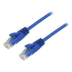 BluPeak 3m Cat6 UTP LAN Cable Blue-Sold by carton QTY 20 units