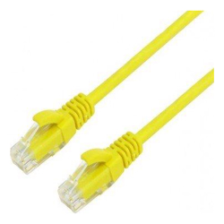 BluPeak 1m Cat6 UTP LAN Cable Yellow-Sold by carton QTY 20 units