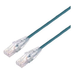 BluPeak 2M Ultra Thin Cat6a UTP LAN Cable Green (Lifetime Warranty)