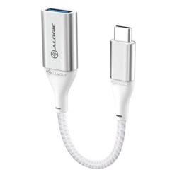 ALOGIC 15CM Super Ultra USB-C to USB-A Adapter Silver Input: USB-C ( USB 3.1 Gen 1) 5 Gbps) Output: USB-A Adapter    MOQ:3