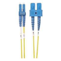 4Cabling 1m LC-SC OS1 / OS2 Singlemode Fibre Optic Cable : Yellow
