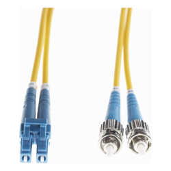 4Cabling 3m LC-ST OS1 / OS2 Singlemode Fibre Optic Cable : Yellow