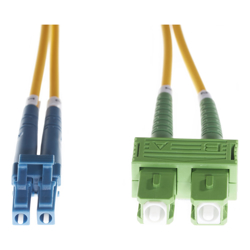 4Cabling 5m LC-SC/APC OS1 / OS2 Singlemode Fibre Optic Duplex Cable
