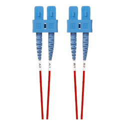 4Cabling 1.5m SC-SC OS1 / OS2 Singlemode Fibre Optic Cable: Red