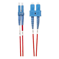 4Cabling 1.5m LC-SC OS1 / OS2 Singlemode Fibre Optic Cable: Red