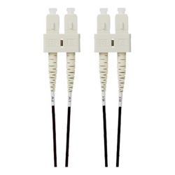 4Cabling 1.5m SC-SC OM4 Multimode Fibre Optic Patch Cable: Black