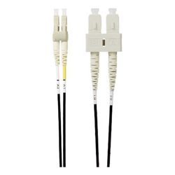 4Cabling 1.5m LC-SC OM4 Multimode Fibre Optic Patch Cable: Black