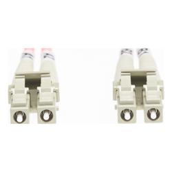 4Cabling 1.5m LC-LC OM4 Multimode Fibre Optic Cable: Salmon Pink